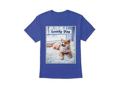 Mezys Cute Dog Mens T Shirts