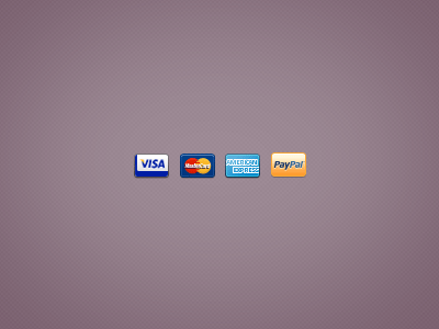 Itsy bitsy credit card icons payment stuff words