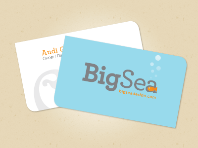 Under the sea business card