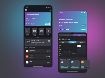 Finance mobile app