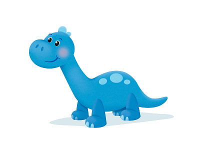 Baby Dinosaur animation design character design illustration photoshop