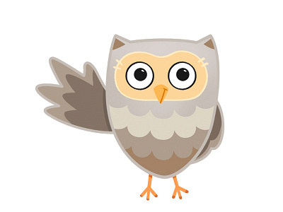 Owl animation design character design illustration owl photoshop