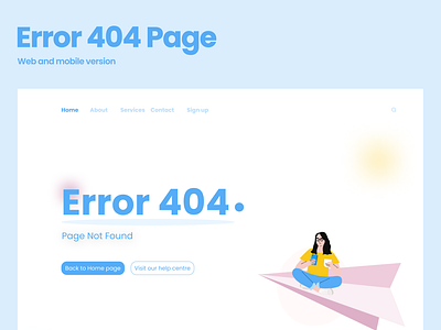 Error 404 page | WEB
