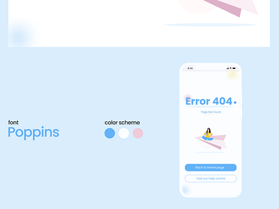 ERROR 404 Page | Mobile 404 app branding design eroors error error303landing page error404 graphic design landingpage lightmode mobile ui uiux ux