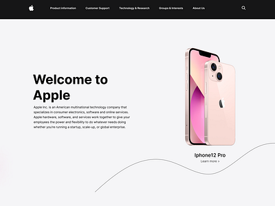 APPLE WEBSITE REDESIGN