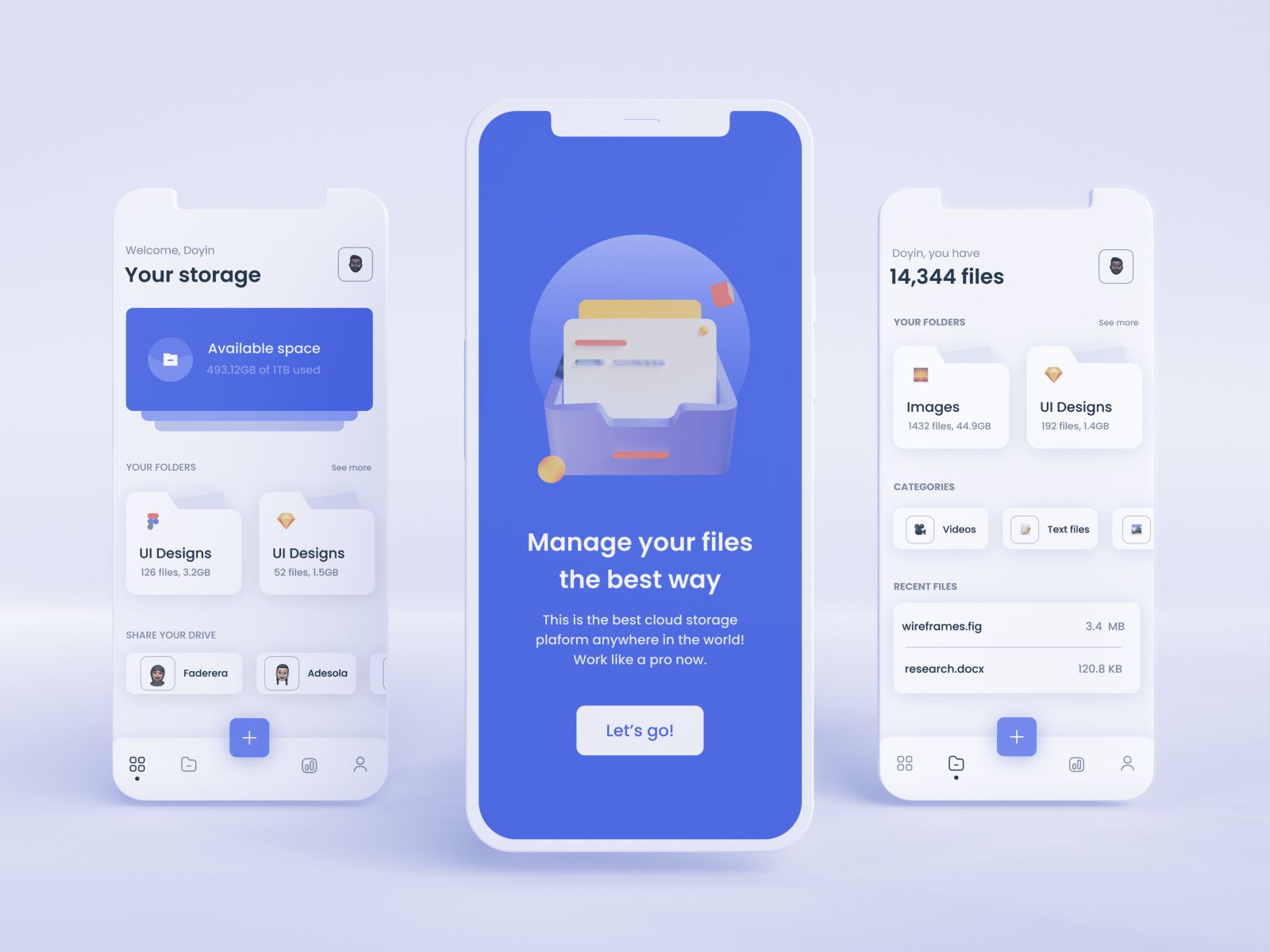 MOBILE CLOUD STORAGE by Oyeniyi Adedoyin on Dribbble