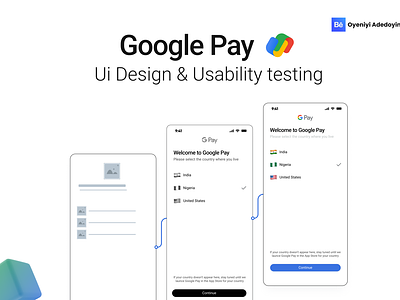Google pay | Ui design & Usability testing
