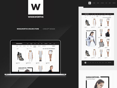 Woolworths Online Shop Concept fashion online shop woolworths