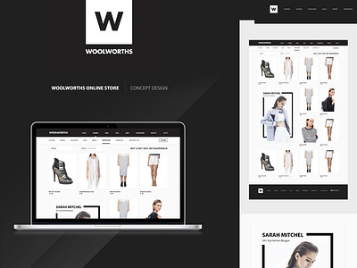 Woolworths Online Shop Concept