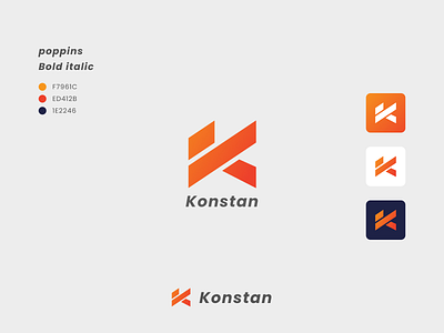 Konstan Logo branding graphic design logo ui