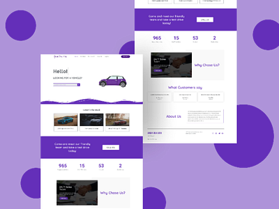 A Car Dealership website ui design ui designer ux design web design web designer website design wordpress design