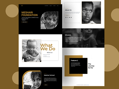 A Charity Website. For Meshari Foundation branding design ui design ui designer web design web design agency web designer website creator website design wordpress design