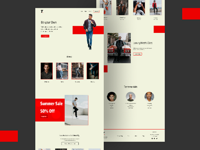 Ecommerce Website for Men's fashion. ecommerce website ui design web design web designer website design wordpress wordpress design wordpress website