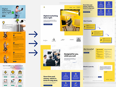 Re-design of convertly.com