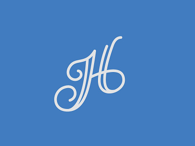 "H" letter type typography