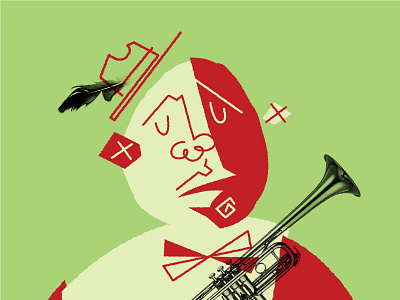 Trumpet bro illustration trumpet