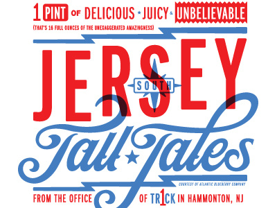 South Jersey Tall Tales 3 typography