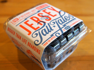 2011 Blueberry Promotion packaging typography illustration