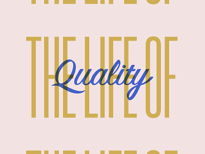 Life of quality design milk quality type