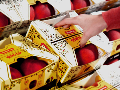 Prima In-store packaging fruit packaging peaches