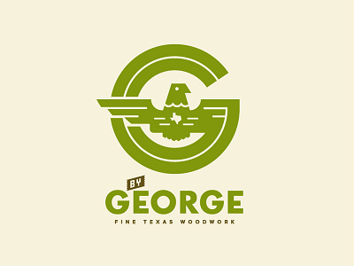 By George george logo texas wood