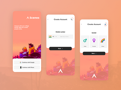 SignUp vibe asthetic branding craft figma uiux us
