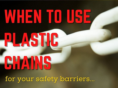 Plastic Chain Barrier for Stanchion | Crowd Control Warehouse branding chain crowd control plastic chain