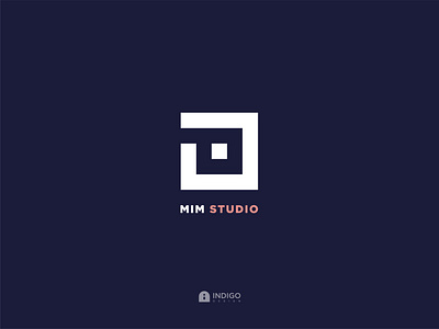 MIM Studio Logotype adobe brand brand design brand identity branding branding agency dribbble illustraion illustrator logo logo design logodesign logotype vector