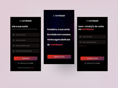 Login Screens for Events Booking App design figma figmadesign logo ui