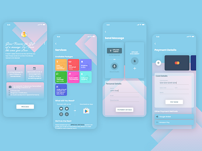 Aesthetic theme mobile App | UI UX design