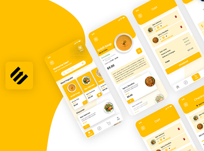 Eezly | Food Restaurant | App Design app design ui ux
