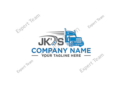 Transport Logistics Trucking Transportation Dispatching Logo