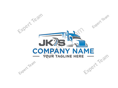 Transport Logistics Trucking Transportation Dispatching Logo