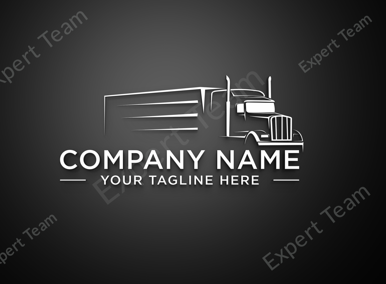 Transport Trucking Transportation Dispatching Logistics Logo by Expert ...