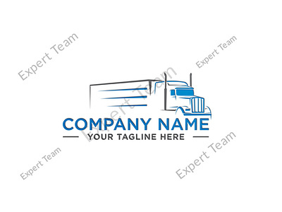 Transport Trucking Transportation Dispatching Logistics Logo