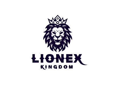 Lion Logo animal logo branding crown design graphic design jungle king lion lion logo logo logo design logodesign minimalist logo