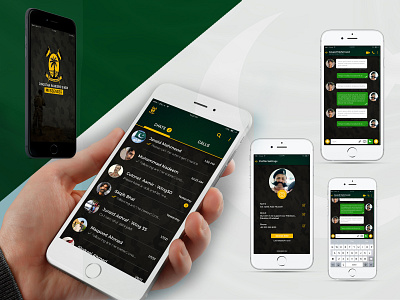 Pakistan Rangers Internal Messenger Mobile App - Whatsapp UX/UI