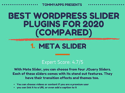 10 Best WordPress Slider Plugins for 2020 (Compared) slider wordpress slider plugins wp slider