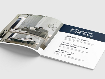 Palliser Sleepers Brochure Design design layout layout design minimal print print design typography