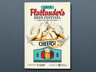 Flatlander's Beer Fest Campaign Creative branding design digital illustration digital marketing illustration layout print design social media typography webdesign