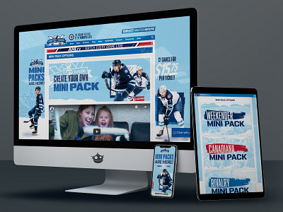 Manitoba Moose Campaign Creative branding design graphic design hockey layout print design social media sports typography webdesign
