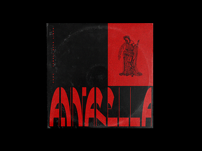 Annarella cccp cover art custom typography design graphic graphic design lettermark letters music music art music artwork music poster post punk poster print red type type design typography visual