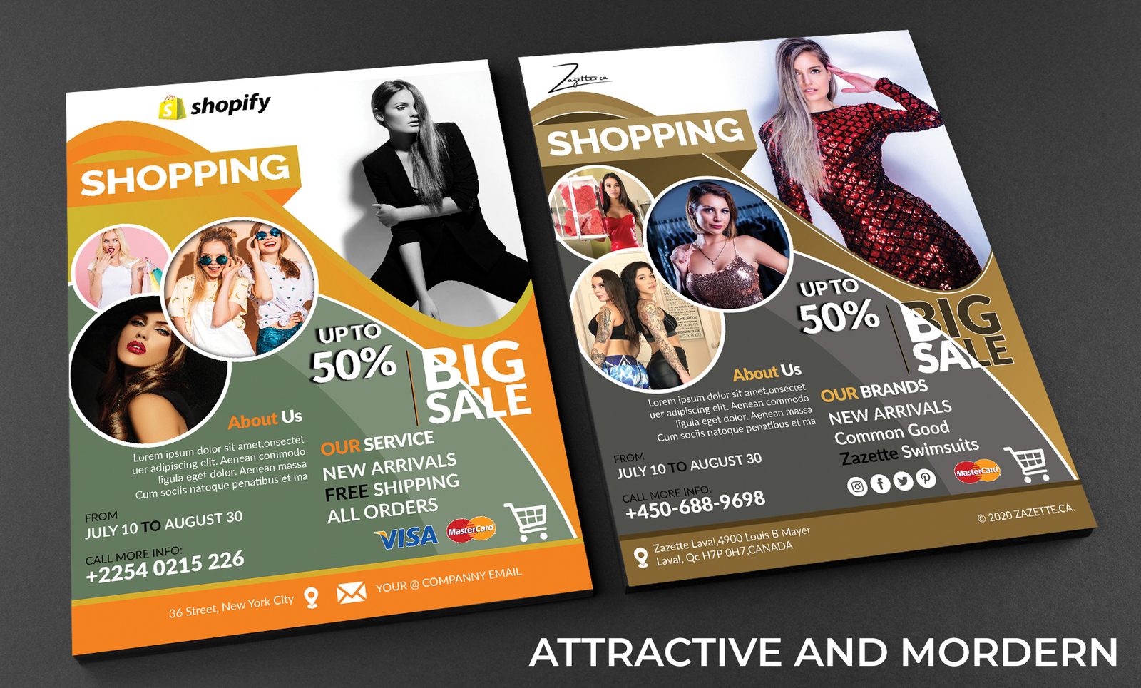 The Attractive Flyer Design by Md. Najmur Rahman on Dribbble