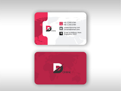 business card branding business card card design graphic design illustration logo typography vector