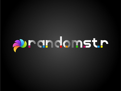 Logo - RANDOMSTR app branding design graphic design illustration logo typography ui ux vector