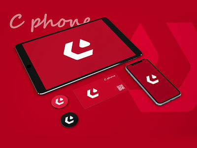 C + Phone logo | Letter Logo