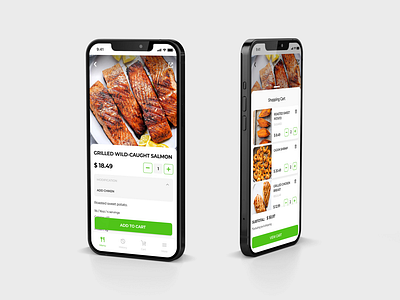 Delivery App "Eat Clean Phx" app delivery design mobile restauran ui ux