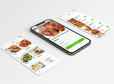Delivery App "Eat Clean Phx" app delivery design mobile restauran ui ux