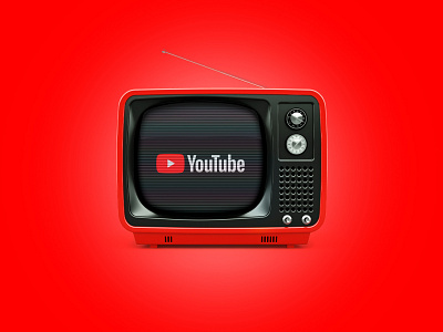 Youtube - Once Appon a Time advertising apps branding creativity design graphicdesign retro retro design tv vintage youtube