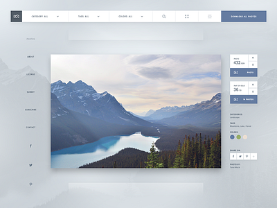 Unsplash Redesign concept design interface design photography redesign screendesign ui unsplash web design webdesign website